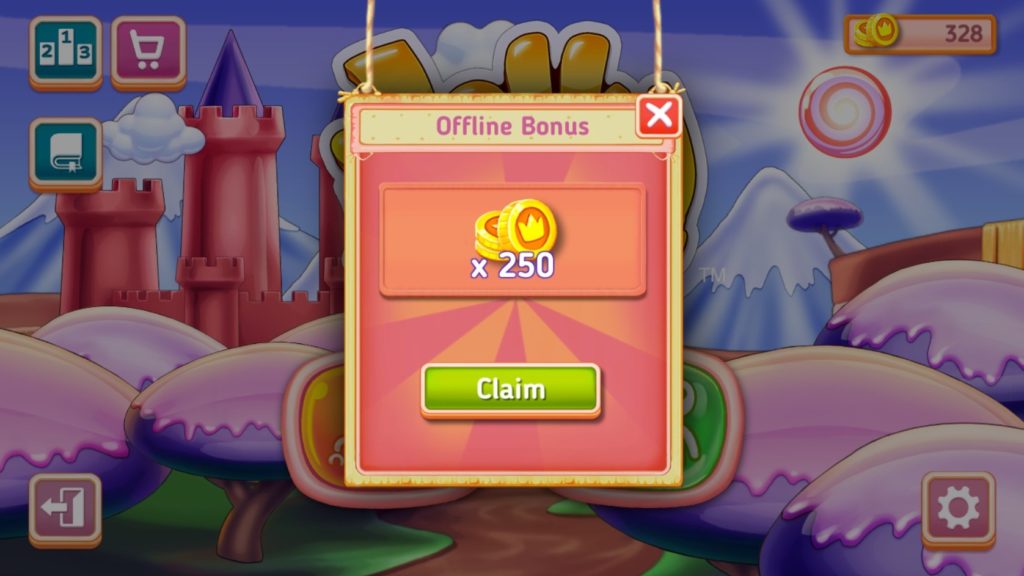 Offline bonus window